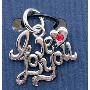 NEW Belks Silverworks Sterling Silver Southern Charm "I Love You"